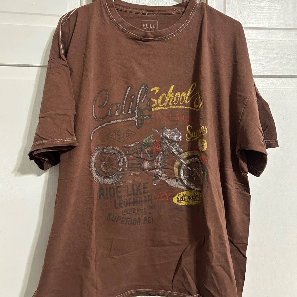 Full Tilt Chocolate Brown Tee